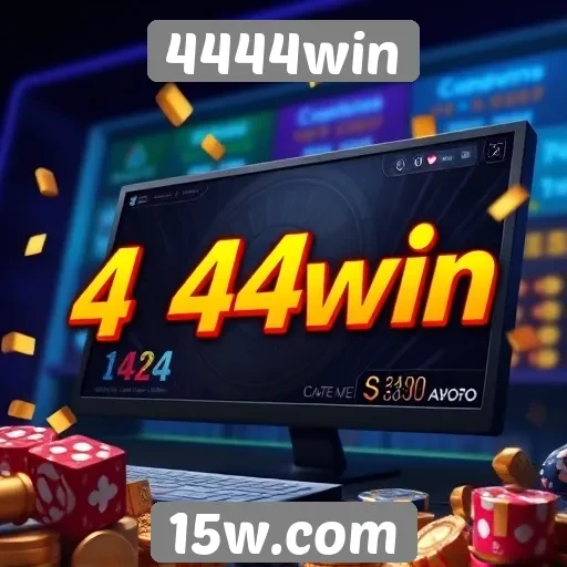 Exploração das funcionalidades do site 4444win